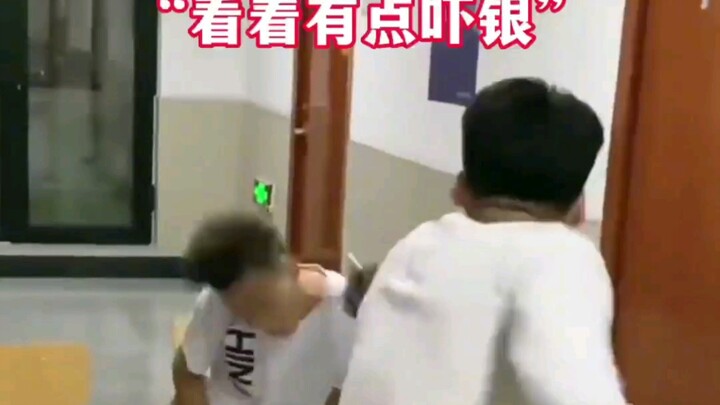 How do college students at a sports academy train in their dorm? A single long spear is all it takes