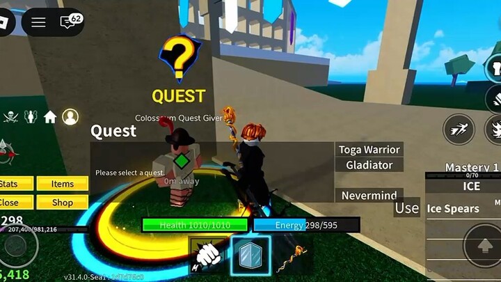 ICE FRUIT MASTERY IN ROBLOX