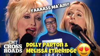She’s So Charming | Dolly Parton & Melissa Etheridge - Come To My Window [CMT Crossroads] | REACTION