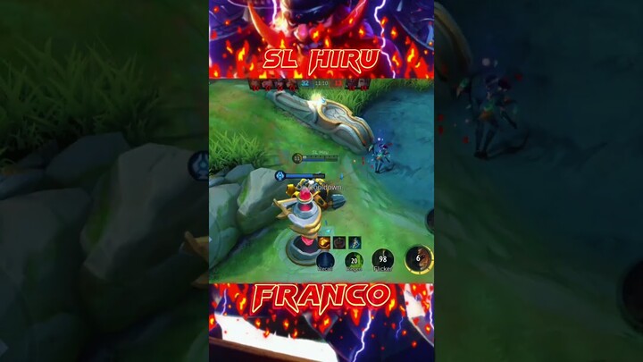 Franco Support Emblem😃 #shorts #youtubeshorts #Franco #francohook #mobilelegends #mlbb #francopro