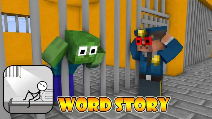 Monster School : WORDS STORY CHALLENGE - Minecraft Animation