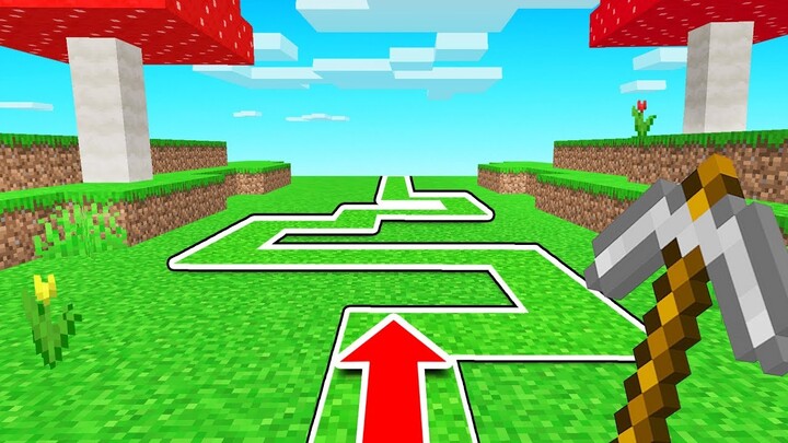 MINECRAFT But The GAME DECIDES Where You WALK!