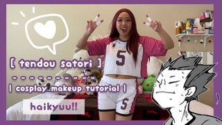 Tendou Satori | Cosplay Makeup Tutorial | Fem Haikyuu!!