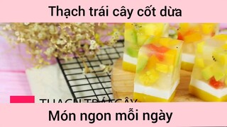 Thạch trái cây cốt dừa