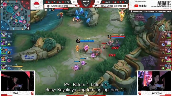 full war alter ego vs dewa united,game 2 leg 1