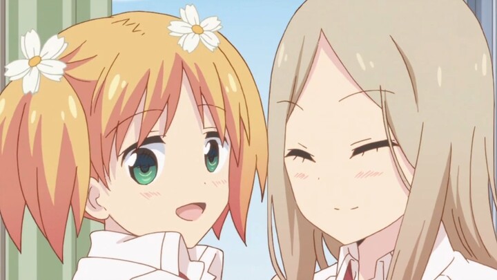 Female classmates sharing thighs with female classmates