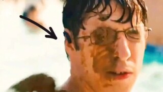 A man was speed skating on the water, but he was embarrassed by his friend's answer