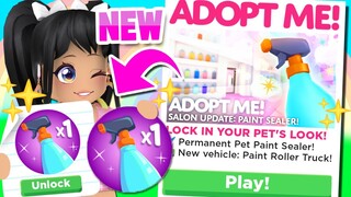 *IT'S HERE* PERMANENT PET PAINTING in ADOPT ME UPDATE (roblox)