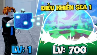 Blox Fruit - Thử Thách Ăn Trái Control level 1 Điều Khiển Cả SEA 1 (level 1 to 700 in Roblox)