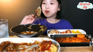 Cơm Omurice Nhật, sủi cảo, bánh gạo, bánh canh bột mì kimchi 9 #amthuc