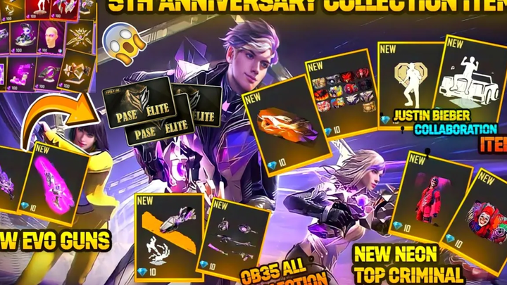 ครบรอบ 5 ปี รางวัลทั้งหมด OB 35 รายการคอลเลกชันทั้งหมด Justin Bieber Collaboration All Rewards