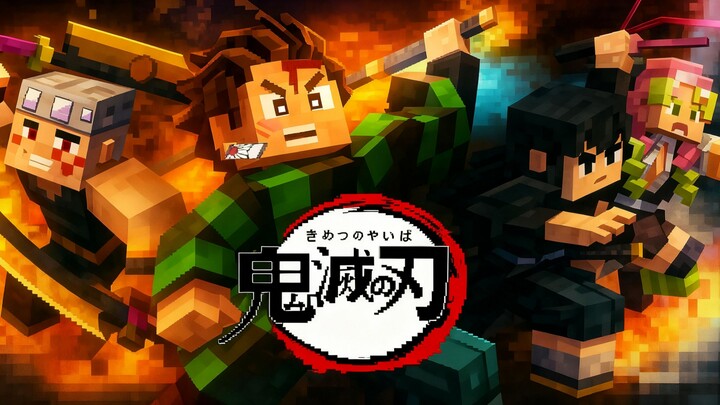 Minecraft Demon Slayer!! Six-Person Ultimate Brawl!!