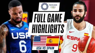 USA vs SPAIN Full Game Highlights | 2021 Tokyo Olympics | Men's Basketball Quarter Finals NBA 2K21