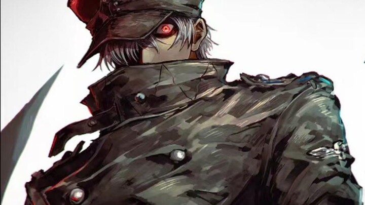 【Hellsing】 Letnan Serigala yang Diam menunjukkan senyuman kekanak-kanakan ketika dia meninggal