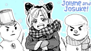 [JOJO] Super cute Jolyne comes to winter Morioh Town ~ Spanish dubbing | Bilingual subtitles