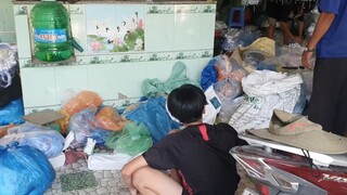 Ra Sông Giăng Lưới Về Kho Lạt Dầm Me Chấm Rau Muống Bóp Gỏi.Góc Làng Quê