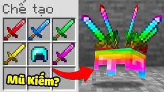 Minecraft nhưng Tôi Chế Tạo Ra Giáp Từ Vũ Khí