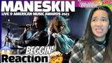 INCREDIBLE!!! FIRST TIME WATCHING - Beggin' Live- American Music Awards 2021 - MANESKIN REACTION