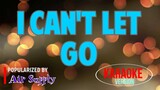 I Can't Let Go - Air Supply | Karaoke Version 🎼