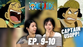 CAPTAIN USSOP! | ONE PIECE Ep. 9-10 | Reaction video | tiff and stiff