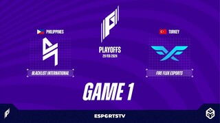 Blacklist International vs Fire Flux Esports GAME 1 Games of the Future 2024 | FF VS BLCK