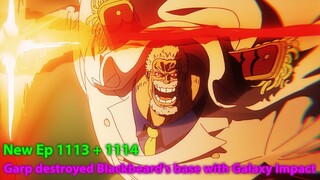 How The Best Battle in One Piece Garp's Galaxy Impact punch (New Ep 1114) - Anime One Piece Recaped
