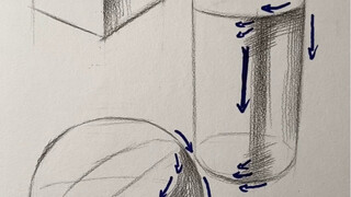 [رسم طبيعة ساكنة] كيفية ترتيب الحدود بين الضوء والظلام
