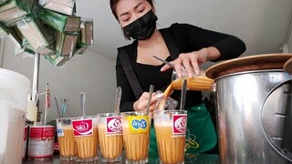 ชาเย็น11ถุงแยกน้ำแข็งไม่ใส่ครีมเทียมหวานมันที่ร้านกาแฟโบว์ชงยังไงมาชมกันค่ะ👍