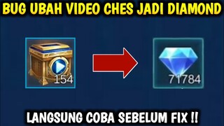 BUG TERBARU!!! | CARA UBAH VIDEO VIDEO CHEST JADI DIAMOND MOBILE LEGEND | BUG ML