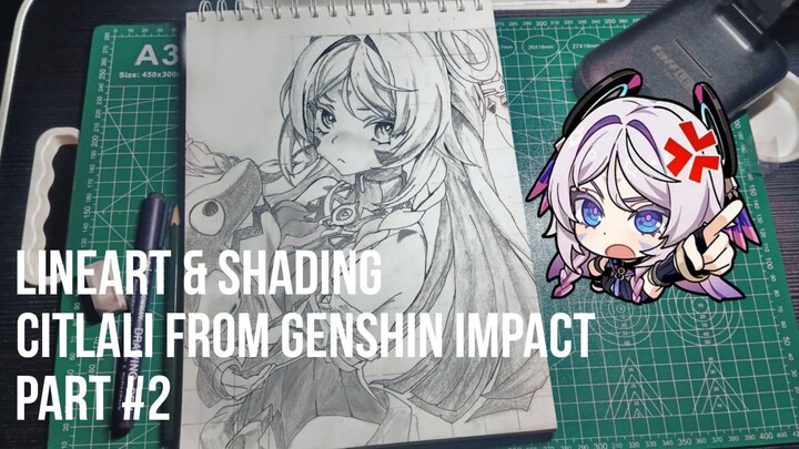 Lineart & Shading Citlali part #2