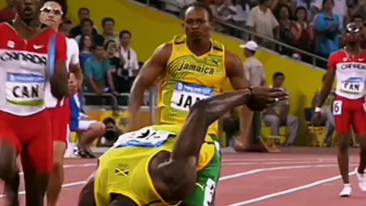 في أولمبياد 2008، سجّل أسافا باول زمنًا لم يُسجَّل من قبل!