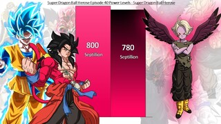 Super Dragon Ball Heroes Episode 40 Power Levels