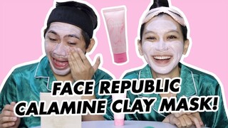 FACE REPUBLIC CALAMINE CLAY MASK REVIEW + GIVEAWAY | WE DUET