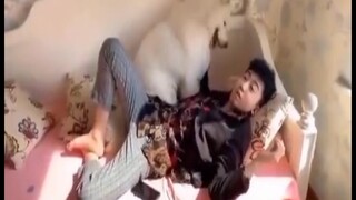 Cặp đôi đổi vai, chàng trai bắt chước cô gái, chân thực đến nỗi cô gái hét lên rằng cô không thể chị