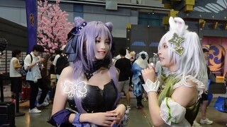 Genshin Impact fes thách đấu ị với 100 cosplayer nhưng dì Thượng Hải lại mang theo lọ ống nhổ đi phỏ