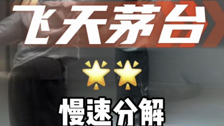 Feitian Moutai dance slow motion mirror decomposition