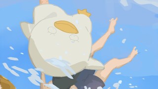 Why would anyone have to stifle their laughter while drawing?