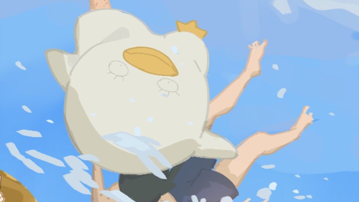 كيف يمكن لشخص أن يرسم وهو يكتم ضحكته؟