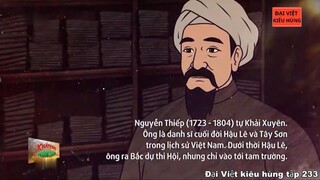 233 Đại Việt kiêu hùng - Nguyễn Thiếp mưu sĩ nhà Tây Sơn