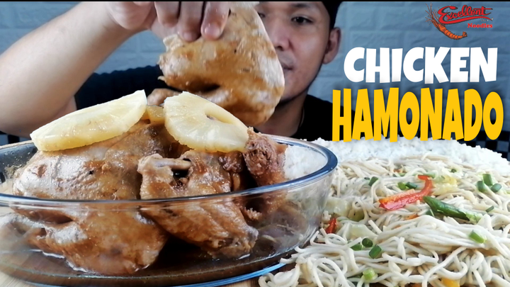 CHICKEN HAMONADO + EGG NOODLE MUKBANG ASMR