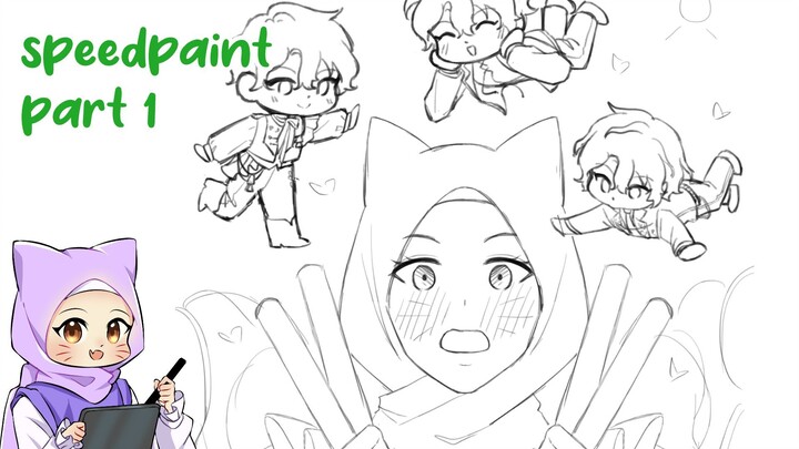 [SPEEDPAINT] HiyoriP Oshikatsu - Original Art!