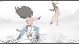 Naruto vs Shinnō, Sasuke appeared suddenly, attacking Shinnō with Chidori Senbon English Dub