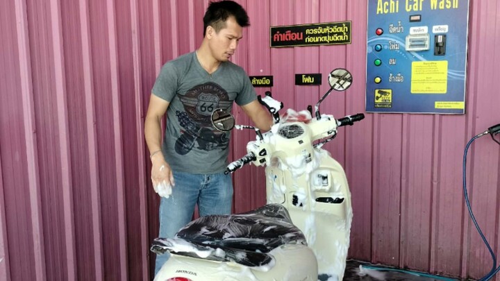 ไถฝุ่นออกนิดนึง ก่อนขี่ไปให้หลวงพ่ออ๊อดเจิม วันที่10 มกราคม 2569 #ล้างรถ