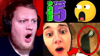 5 SCARY Ghost Videos!!! Nukes Top 5 REACTION!!! *RUN BRO!*