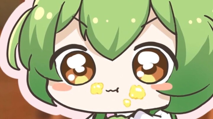 【Daging yang Dimasak】 Junda Moe sedang makan kue krim