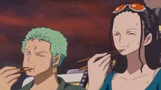 Roronoa Zoro and Nico Robin