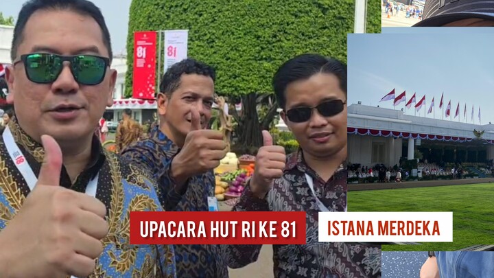 Suasana Upacara HUT RI ke 81 di Istana Merdeka Jakarta