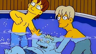 The Simpsons: Good Samaritan Friend menguburkan mayat di halaman belakang. Apakah itu halusinasi Bar
