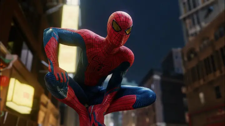 Spider-Man Chases Shocker (The Amazing Spider-Man Suit) - Marvel's Spider-Man Remastered