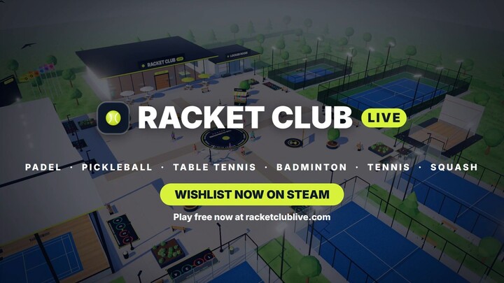 Racket Club Live Trailer - Open world racket sports game!
